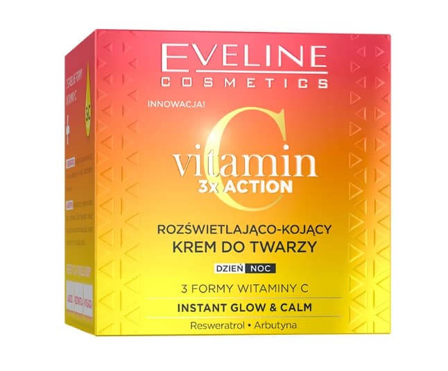 Eveline Vitamin 3x Action Rozświetlająco-Kojący Krem do Twarzy