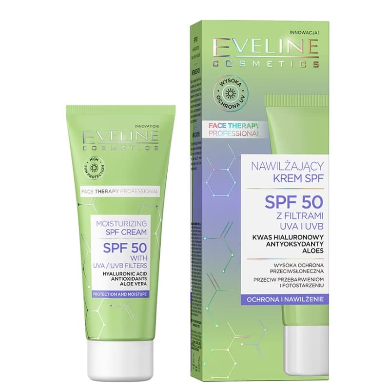Eveline Nawilżający Krem SPF50+