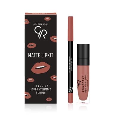Matte Lipkit Zestaw do Ust Warm Sable