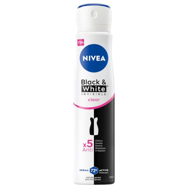 Black & White Clear Antyperspirant Spray