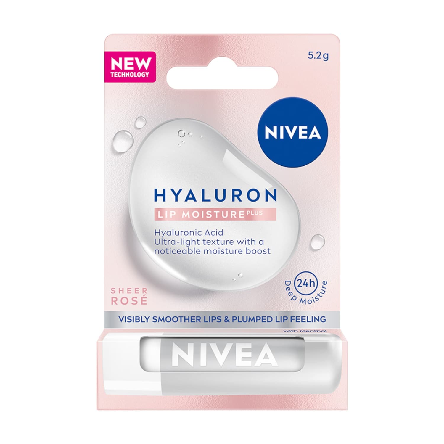 Hyaluron Moisture Plus Balsam do Ust Sheer Rose