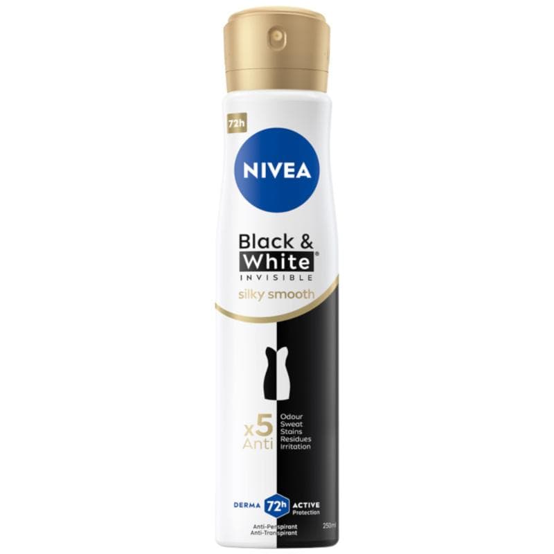 Black & White Silky Smooth Antyperspirant Spray