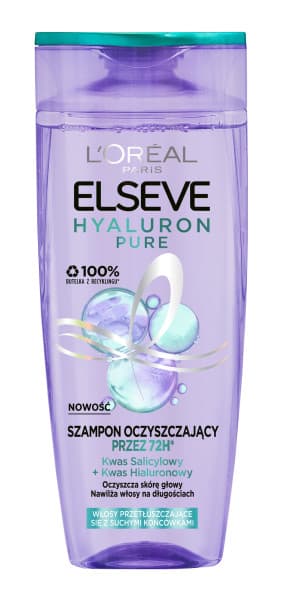 Paris Elseve Hyaluron Pure szampon oczyszczający