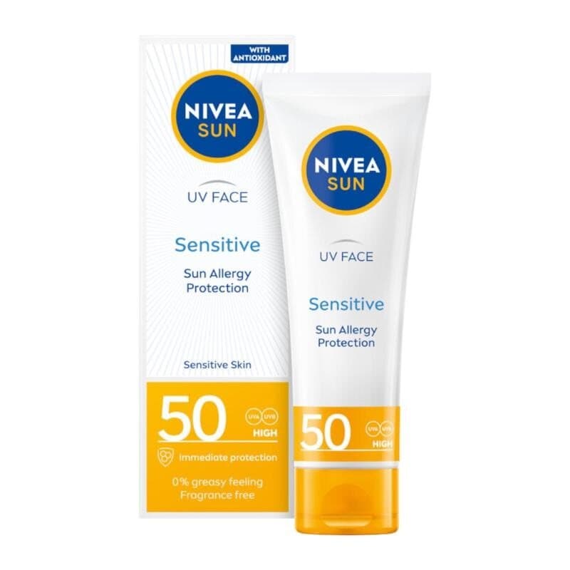 Sun Sensitive Ochronny Krem do Twarzy dla Skóry Wrażliwej SPF50