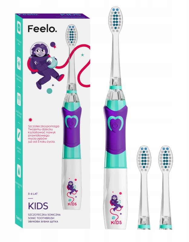 Kids Szczoteczka Soniczna dla Dzieci 3-6 lat