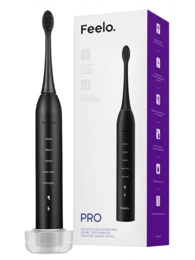 Pro Szczoteczka Soniczna z Etui Podróżnym Black