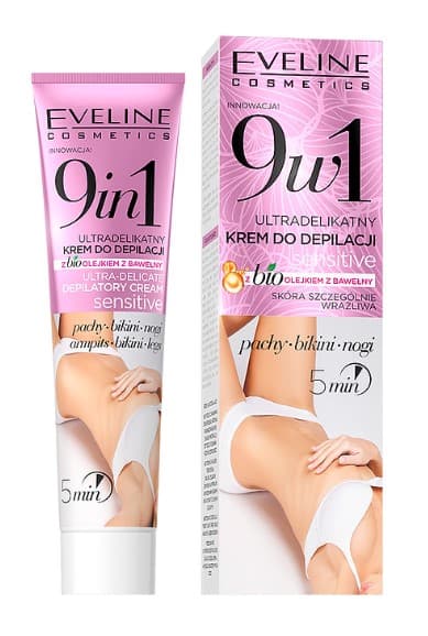 9w1 Sensitive ultradelikatny krem do depilacji