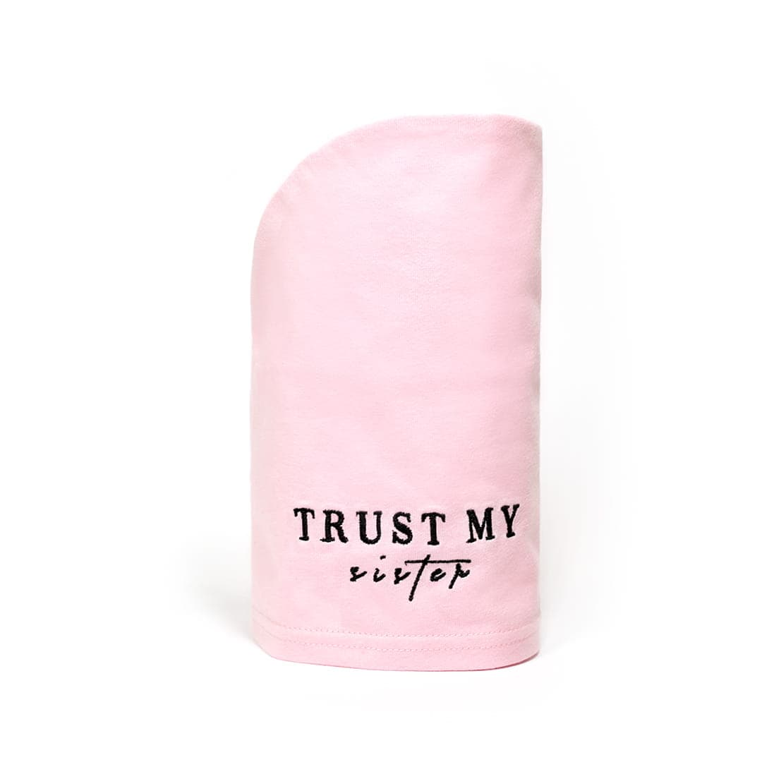 Bawełniany Ręcznik do Włosów Pink
