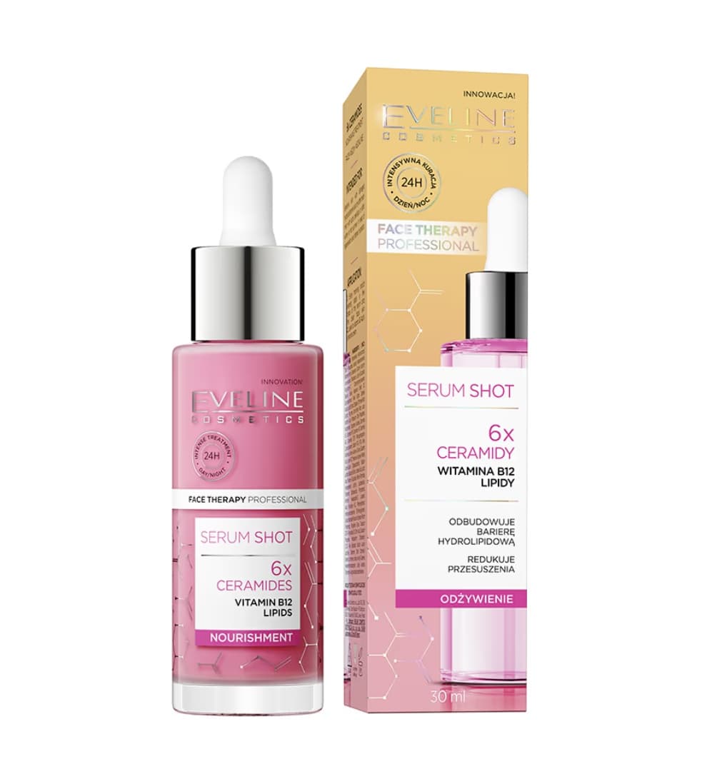 Eveline Serum Shot 6 x Ceramidy Witamina B12 Lipidy