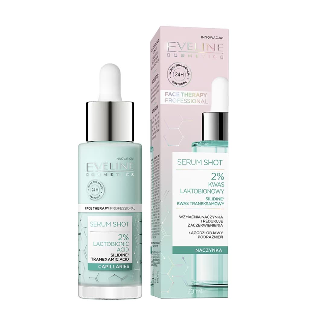 Eveline Serum Shot 2% Kwas Laktobionowy Naczynka
