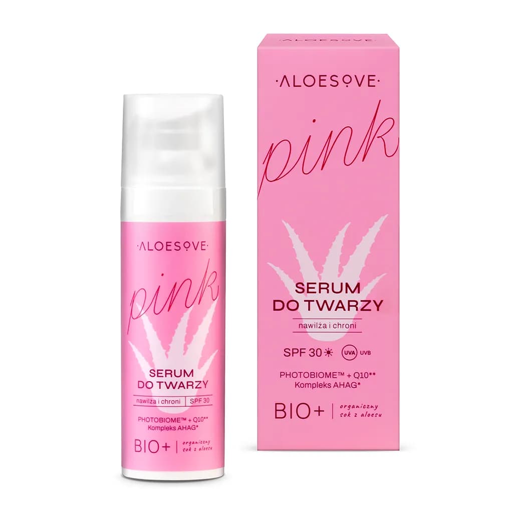 Pink Serum do twarzy silnie nawilżające na dzień SPF 30