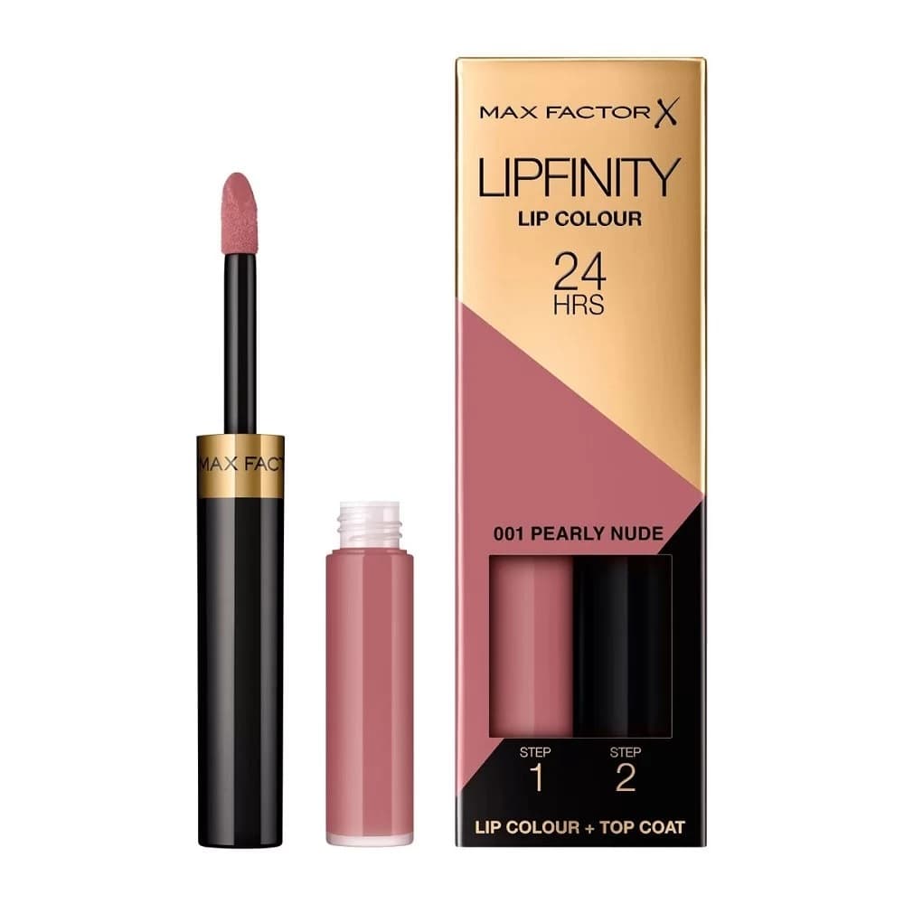 Lipfinity Zestaw Pomadka + Top 001 Pearly Nude