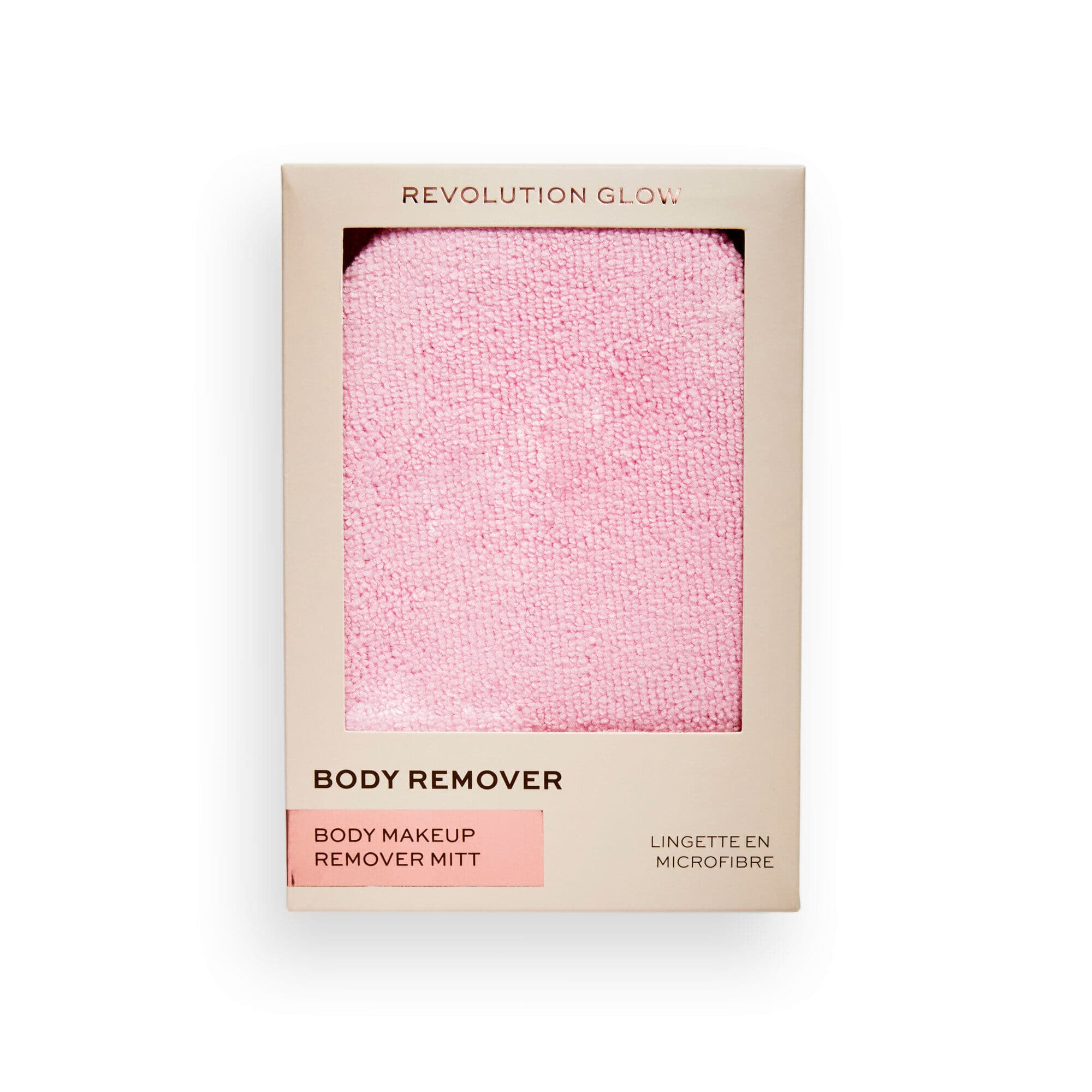 Glow Body Remover Rękawica do Twarzy i Ciała Pink