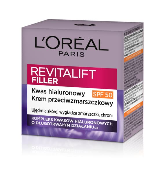 Revitalift Filler Intensywne Wypełnienie Krem Anti-Age SPF50+