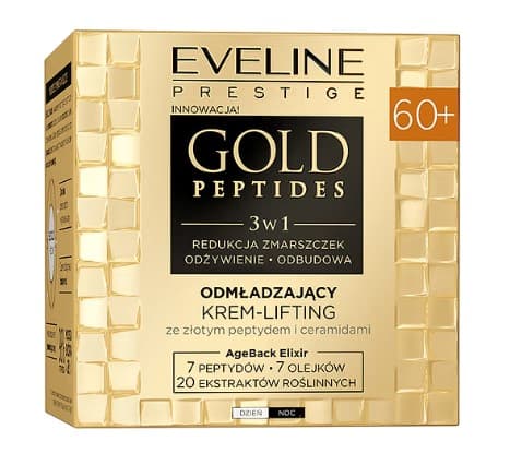 Eveline Gold Peptides Odmładzający Krem-Lifting 60+