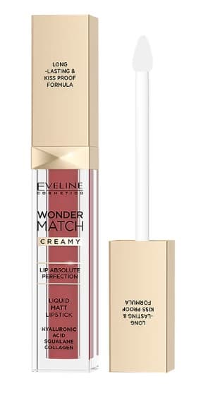 Eveline Wonder Match Creamy Matowa Pomadka w Płynie 07 Toffee