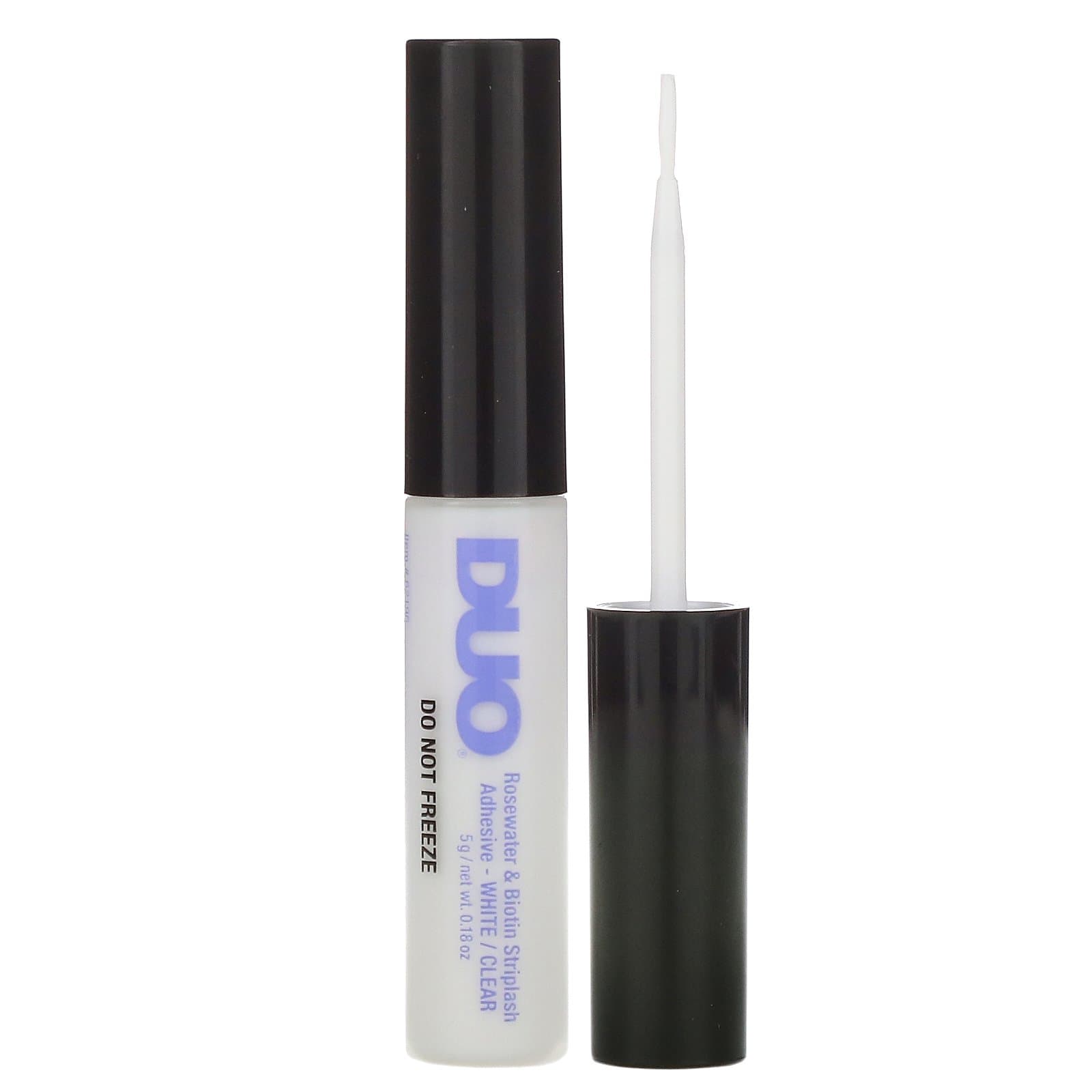 Duo Klej do Rzęs Rosewater&Biotin White/Clear