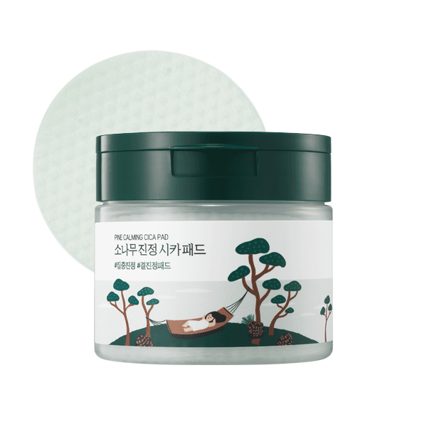 Pine Calming Cica Pad tonizujące płatki do twarzy do łagodzenia