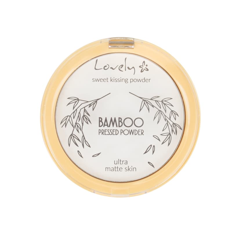 Bamboo Pressed Powder Transparentny Puder Matujący