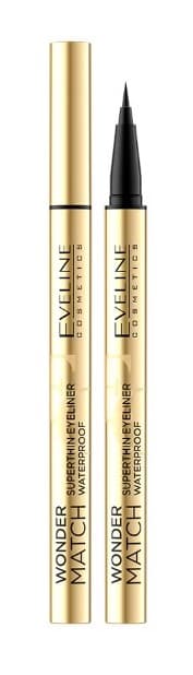 Eveline Wonder Match Eyeliner w Pisaku Deep Black