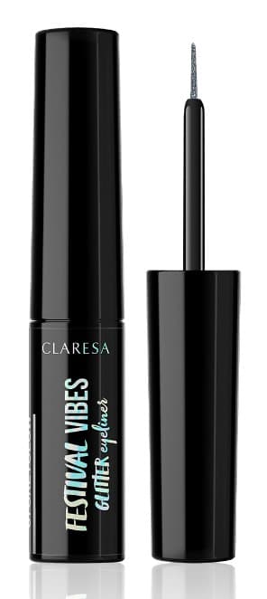 Festival Vibes Eyeliner Brokatowy 01 Greyglow