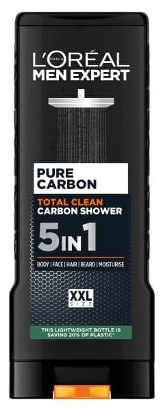 Men Expert Pure Carbon Total Clean Żel Pod Prysznic 5w1