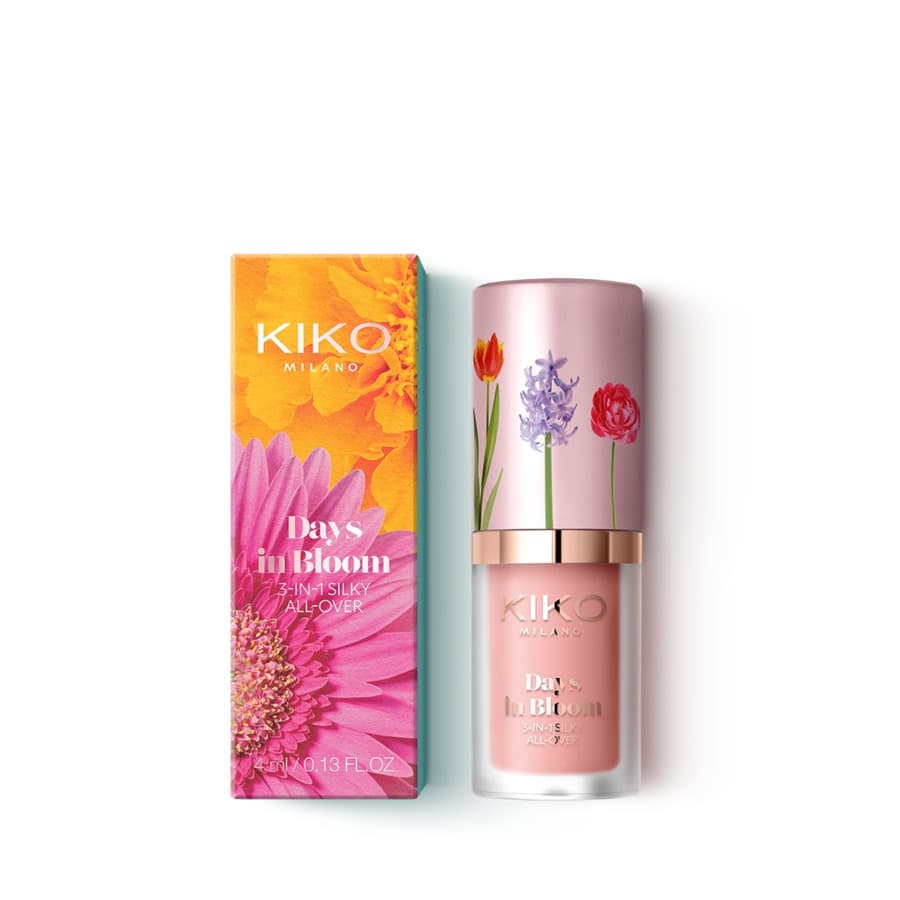Days In Bloom 3-In-1 Silky All-Over uniwersalny fluid 3w1 o naturalnym promiennym wykończeniu 02 Rose Dreams