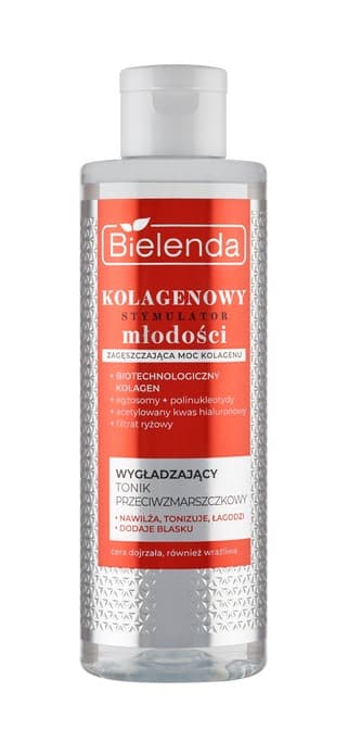 Kolagenowy Stymulator Młodości Wygładzający Tonik Przeciwzmarszczkowy