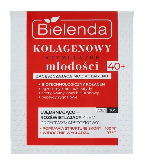Kolagenowy Stymulator Młodości Ujędrniająco-Rozświetlający Krem Przeciwzmarszczkowy 40+