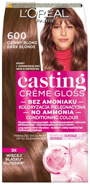 Casting Creme Gloss Farba 600 Ciemny Blond
