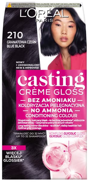 Casting Creme Gloss Farba 210 Granatowa Czerń