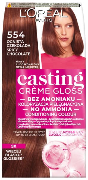 Casting Creme Gloss Farba 554 Ognista Czekolada