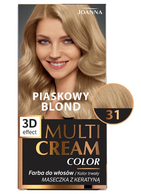 Multi Cream Color Farba do Włosów 31 Piaskowy Blond