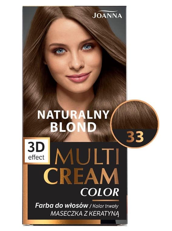 Multi Cream Color Farba do Włosów 33 Naturalny Blond