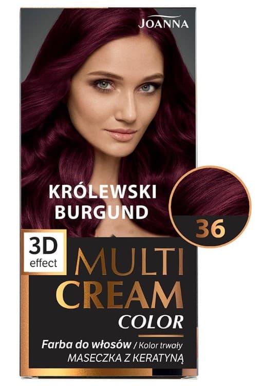 Multi Cream Color Farba do Włosów 36 Królewski Burgund