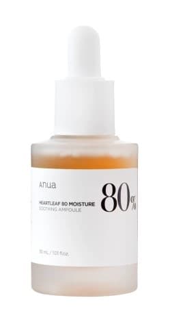Heartleaf 80% Moisture Kojąca Ampułka do Twarzy z Ekstraktem z Pstrolistki