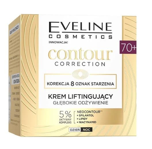 Eveline Contour Correction Głęboko Odżywający Krem Liftingujący 70+