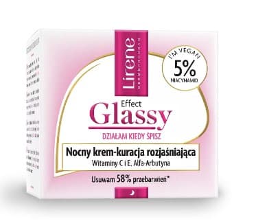 Effect Glassy nocny krem-kuracja rozjaśniająca