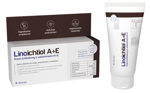 Linoichtiol A+E Krem Ichtiolowy z Witaminami A i E