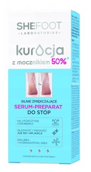 Silnie Zmiękczające Serum-Preparat do Stóp