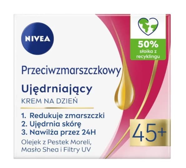 Przeciwzmarszczkowy Ujędrniający Krem na Dzień SPF15 45+