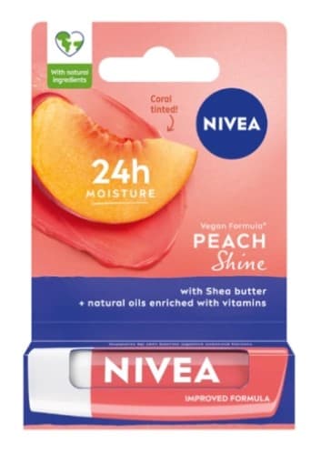 Pielęgnująca pomadka do ust Peach Shine