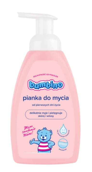 Pianka do mycia od pierwszych dni życia