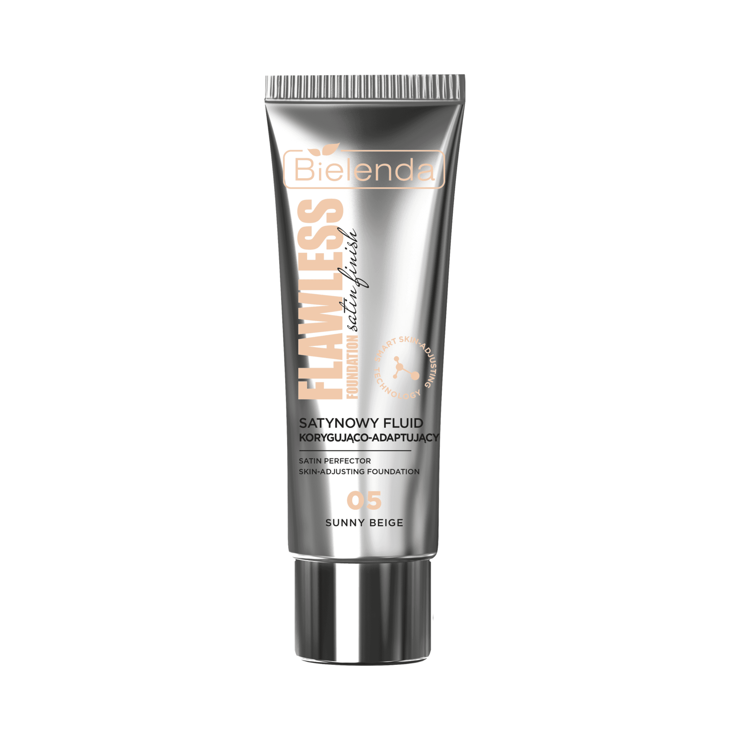 Flawless Foundation Satynowy Fluid Korygująco-Adaptujący 05 Sunny Beige