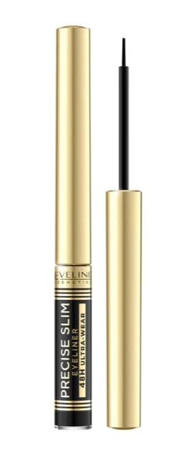 Eveline Precise Slim Wodoodporny Eyeliner Vinyl Black