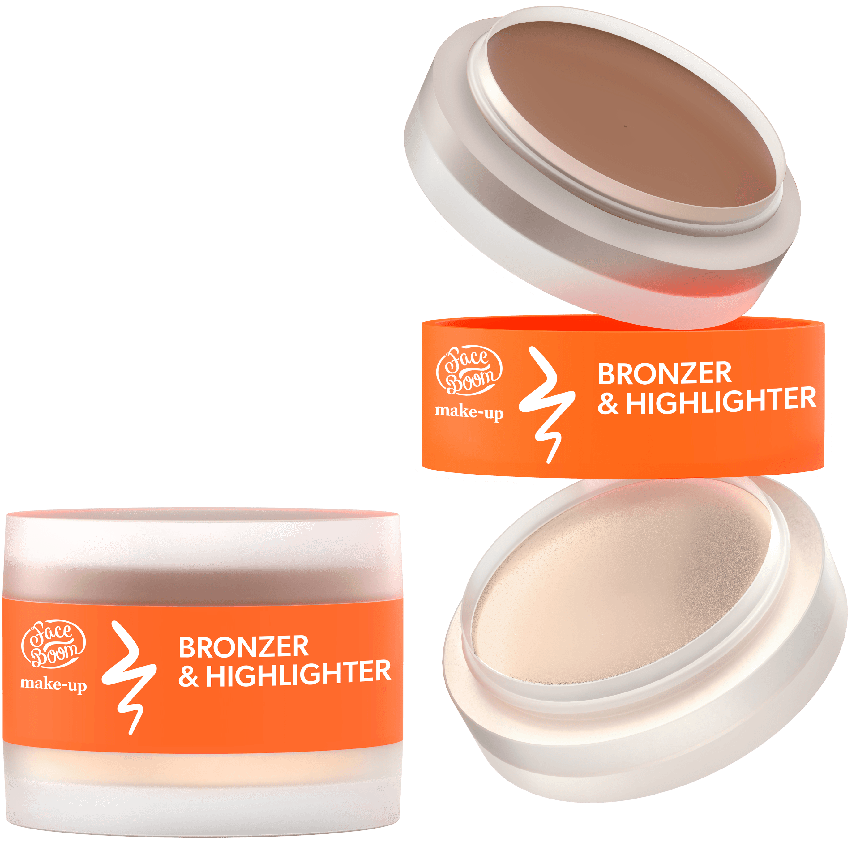 Kremowy Bronzer i Rozświetlacz do Konturowania 02 Warm