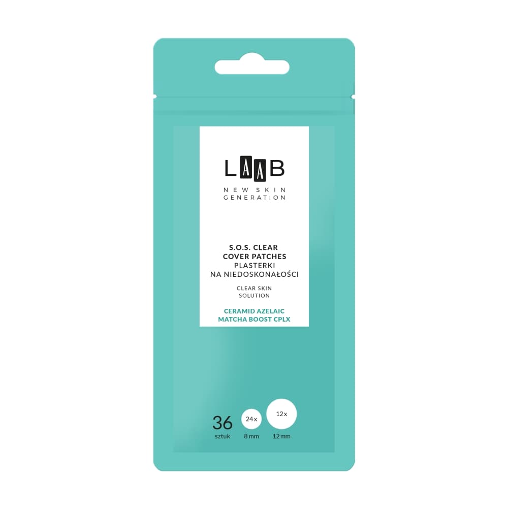 LAAB S.O.S. Clear Cover Patches Plasterki na Niedoskonałości