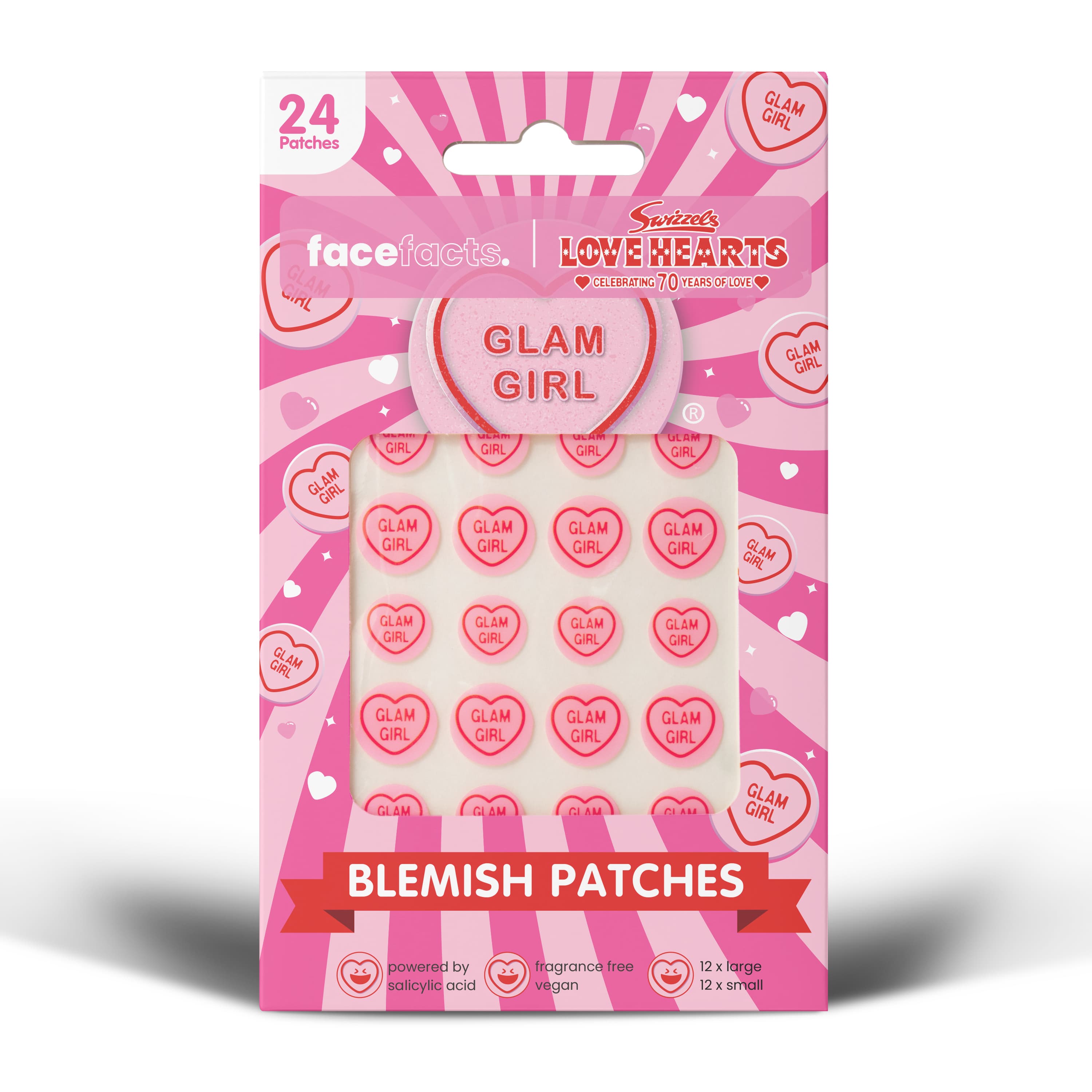 Facts Plasterki na Niedoskonałości Glam Girl Love Hearts
