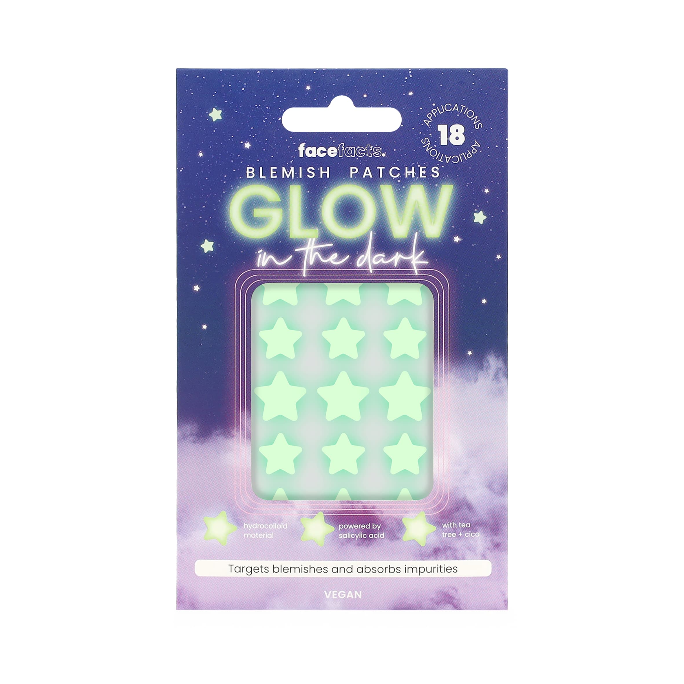 Facts Plasterki na Niedoskonałości Glow in The Dark Star