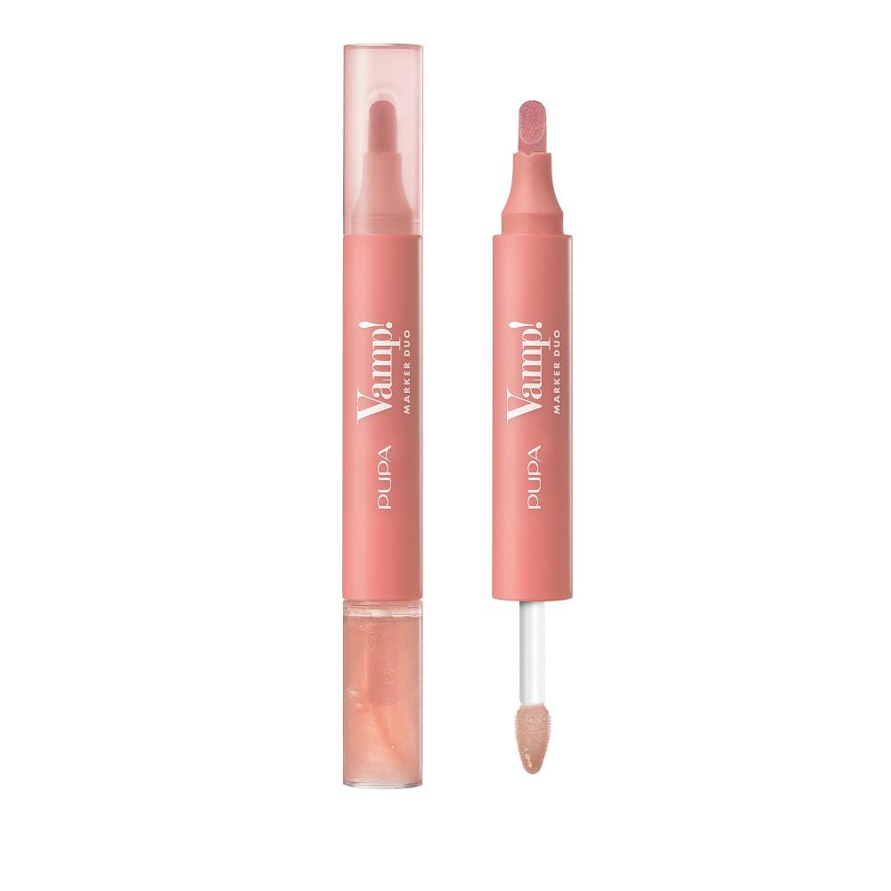 Vamp! Marker Duo Marker do Ust i Olejkowy Błyszczyk 2w1 002 Frozen Rose